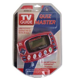 TV GUIDE 2004 Quiz Master Handheld Electronic Game by Excalibur Trivia Movies